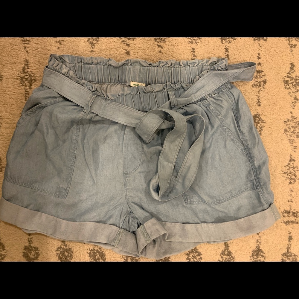 Aerie Paper Bag Shorts Size M